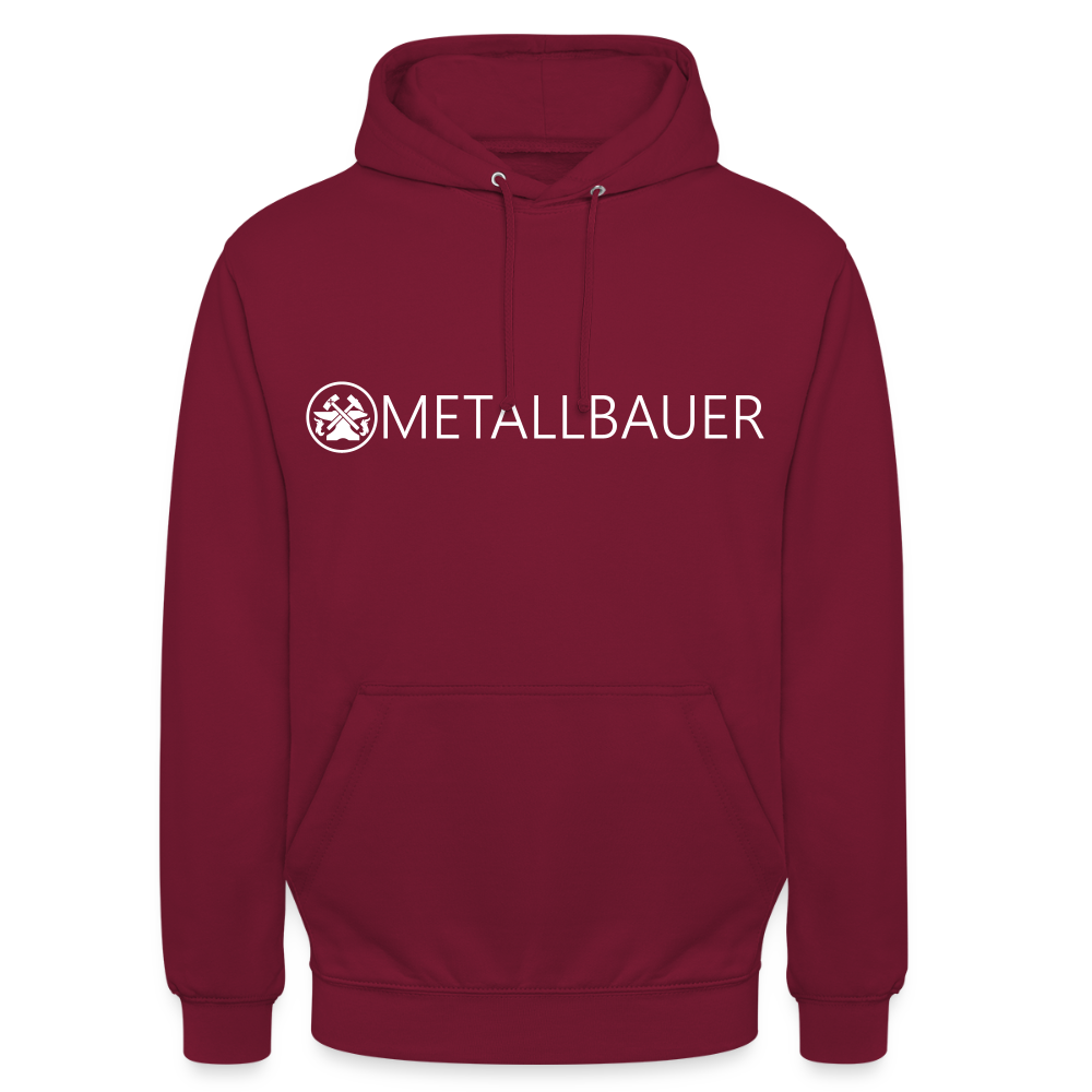 Unisex Hoodie "Metallbauer" Bordeaux Unisex Hoodie