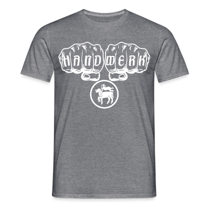 Unisex T-Shirt "Fleischer" Graphit meliert Männer T-Shirt