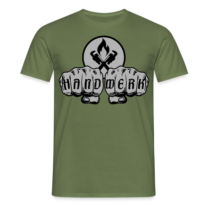 Unisex T-Shirt "Heizungsbauer" Militärgrün Männer T-Shirt