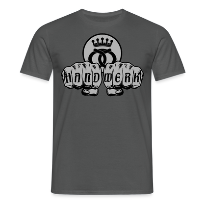 Unisex T-Shirt "Bäcker" Anthrazit Männer T-Shirt