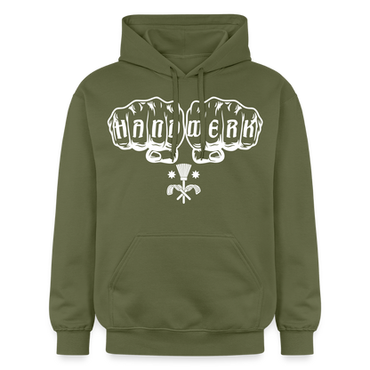 Gildan Unisex Softstyle® "Schornsteinfeger" Militärgrün Gildan Unisex Softstyle® Midweight Hoodie