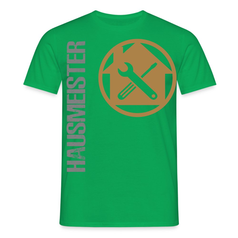Unisex T-Shirt "Hausmeister" Kelly Green Männer T-Shirt