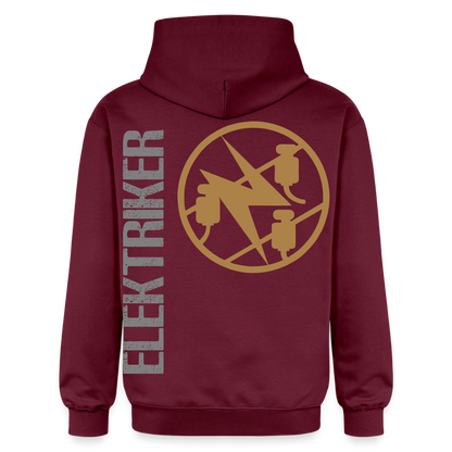 Gildan Unisex Softstyle® "Elektriker" Maroon Gildan Unisex Softstyle® Midweight Hoodie