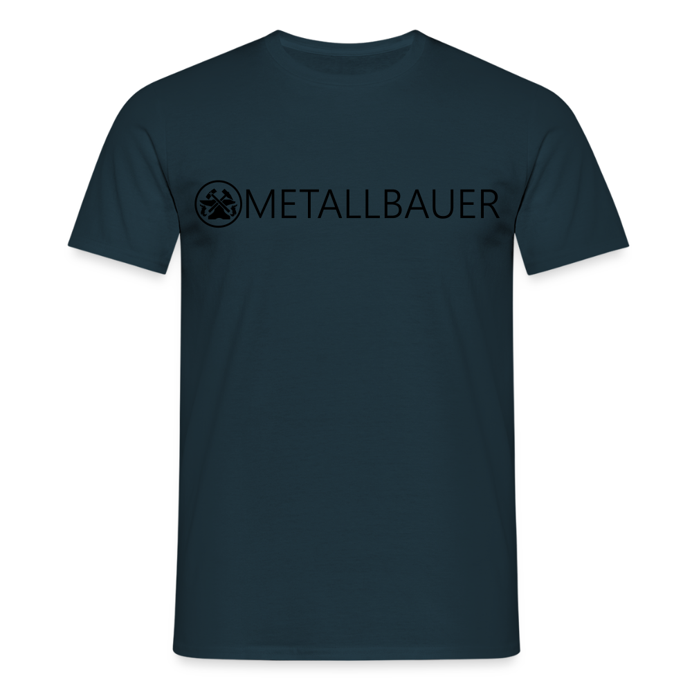 Unisex T-Shirt "Metallbauer" Navy Männer T-Shirt