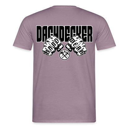 Unisex T-Shirt "Dachdecker" Lilagrau Männer T-Shirt