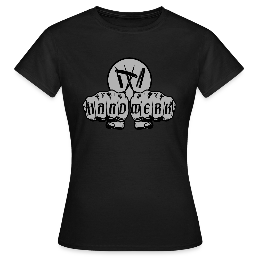 Frauen T-Shirt "Friseur" Schwarz Frauen T-Shirt