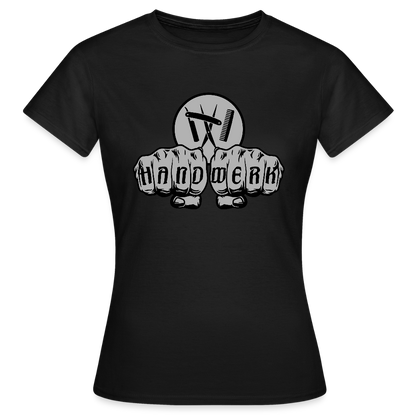 Frauen T-Shirt "Friseur" Schwarz Frauen T-Shirt
