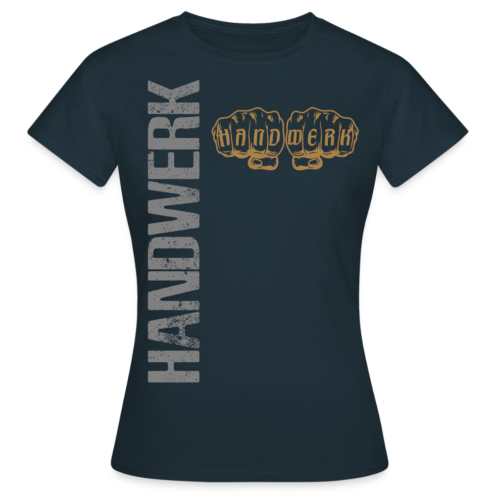 Frauen T-Shirt "Handwerk24" Navy Frauen T-Shirt