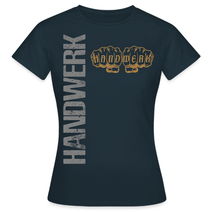 Frauen T-Shirt "Handwerk24" Navy Frauen T-Shirt