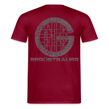 Unisex T-Shirt "Gerüstbauer" Ziegelrot Männer T-Shirt