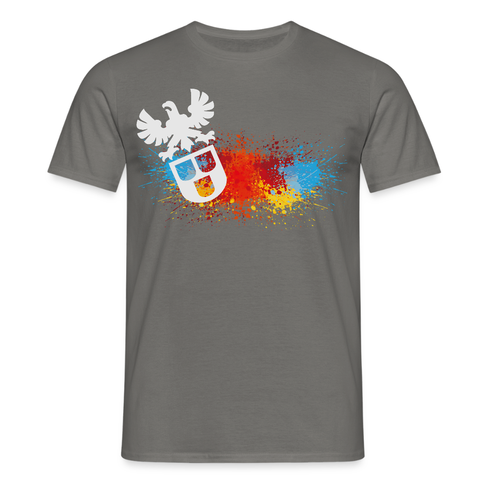 Unisex T-Shirt "Splash-Maler" Graphit Männer T-Shirt