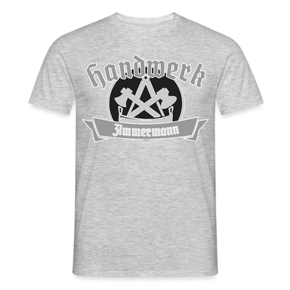 Unisex T-Shirt "Zimmermann" Grau meliert Männer T-Shirt