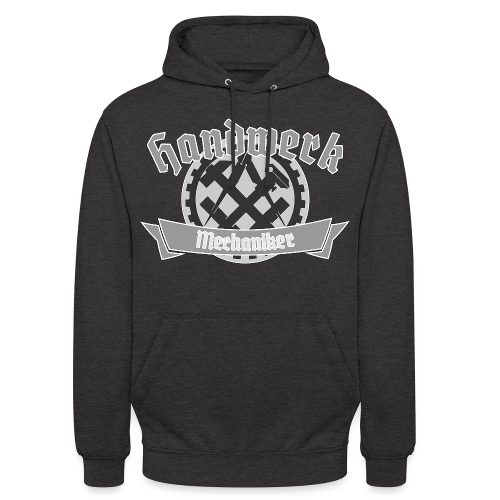 Unisex Hoodie "Mechaniker" Anthrazit Unisex Hoodie