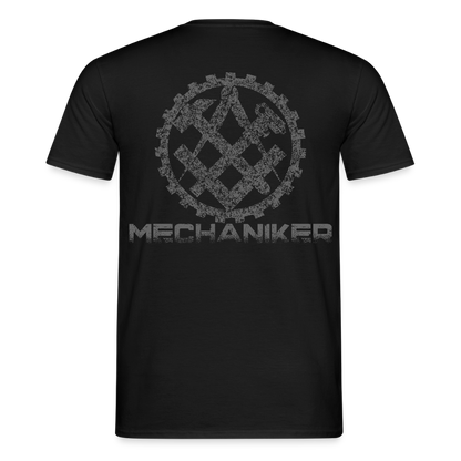 Unisex T-Shirt "Mechaniker" Schwarz Männer T-Shirt