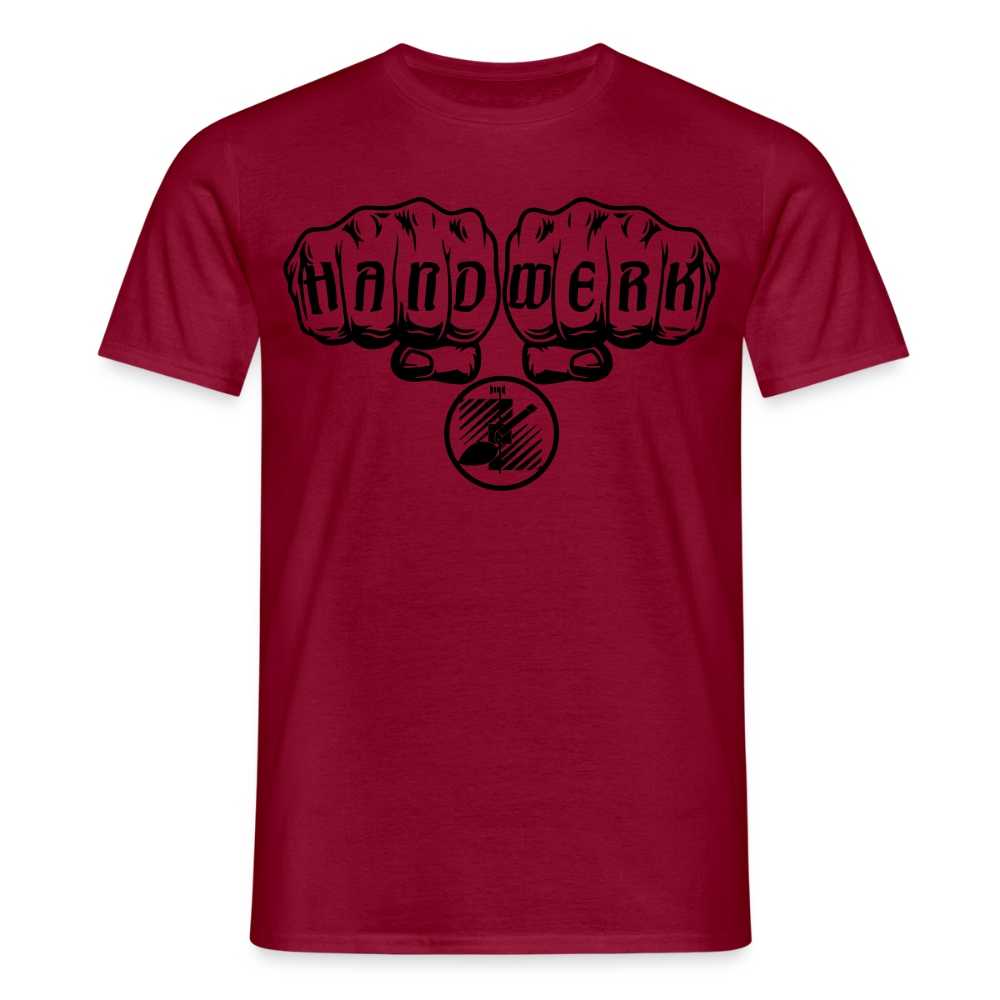 Unisex T-Shirt "Fliesenleger" Ziegelrot Männer T-Shirt