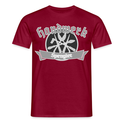 Unisex T-Shirt "Spengler" Ziegelrot Männer T-Shirt