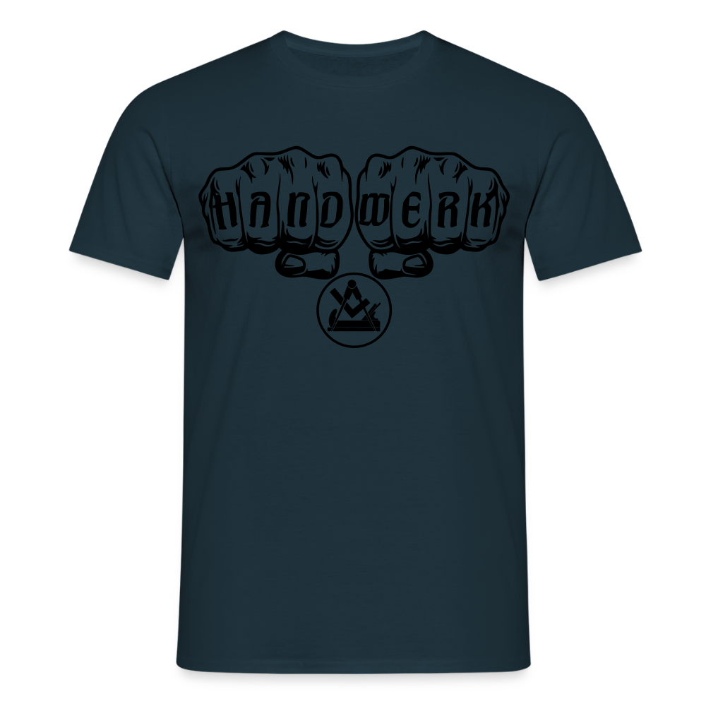 Unisex T-Shirt "Schreiner" Navy Männer T-Shirt