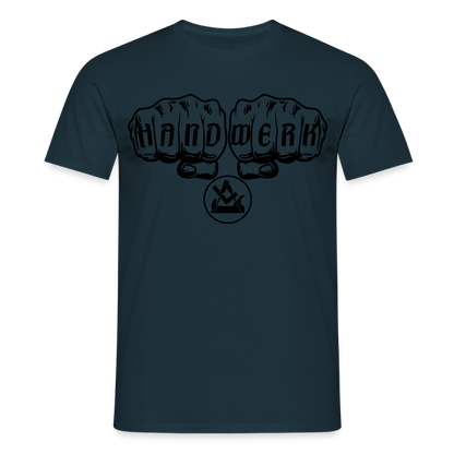Unisex T-Shirt "Schreiner" Navy Männer T-Shirt