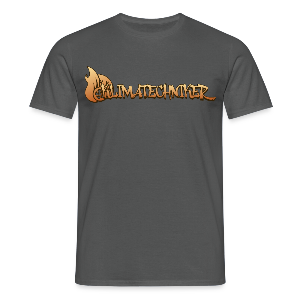 Unisex T-Shirt "Klimatechniker" Anthrazit Männer T-Shirt