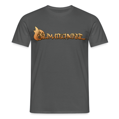 Unisex T-Shirt "Klimatechniker" Anthrazit Männer T-Shirt
