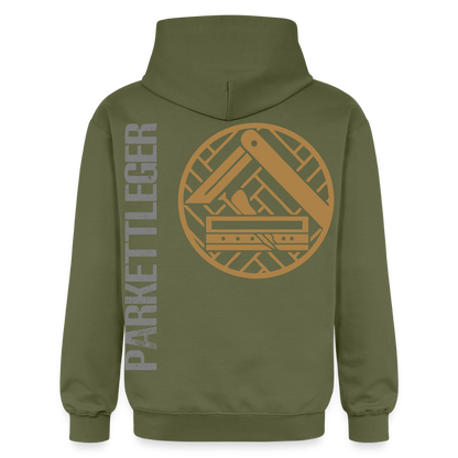 Gildan Unisex Softstyle® "Parkettleger" Militärgrün Gildan Unisex Softstyle® Midweight Hoodie