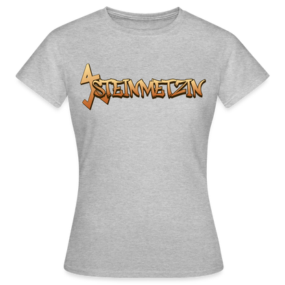 Frauen T-Shirt "Steinmetzin" Grau meliert Frauen T-Shirt