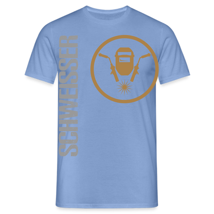 Unisex T-Shirt "Schweisser" carolina blue Männer T-Shirt