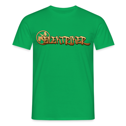 Unisex T-Shirt "Elektriker" Kelly Green Männer T-Shirt
