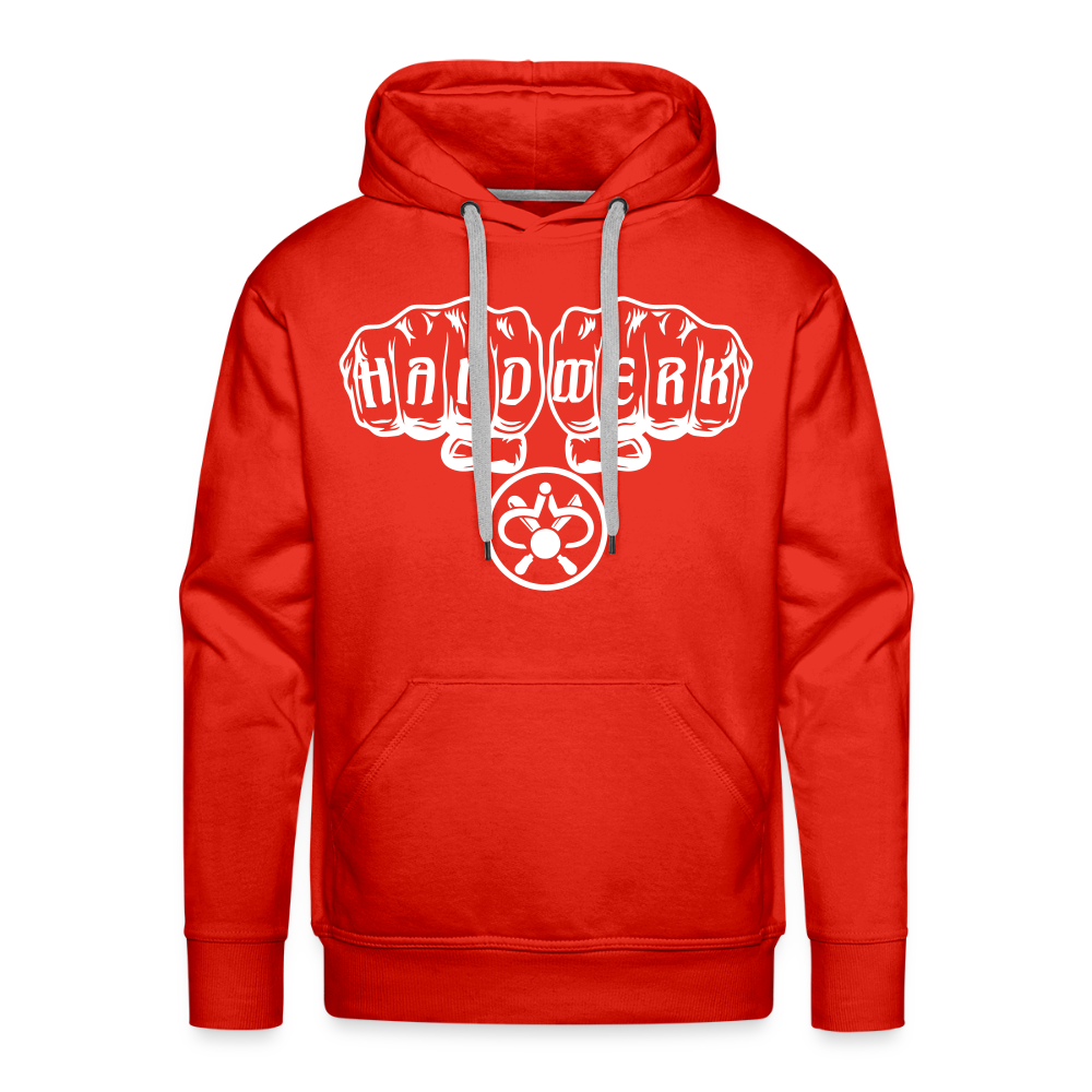 Männer Premium Hoodie "Drechsler" - Rot