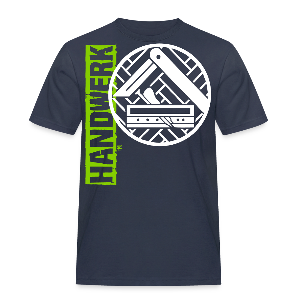Unisex Workwear T-Shirt "Parkettleger" Navy Männer Workwear T-Shirt