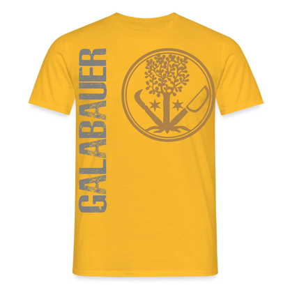Unisex T-Shirt "GaLaBauer" Gelb Männer T-Shirt