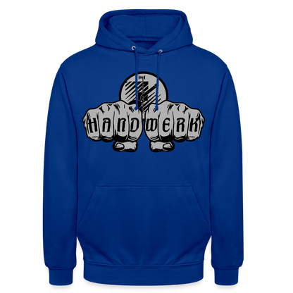 Unisex Hoodie "Fliesenleger" Royalblau Unisex Hoodie