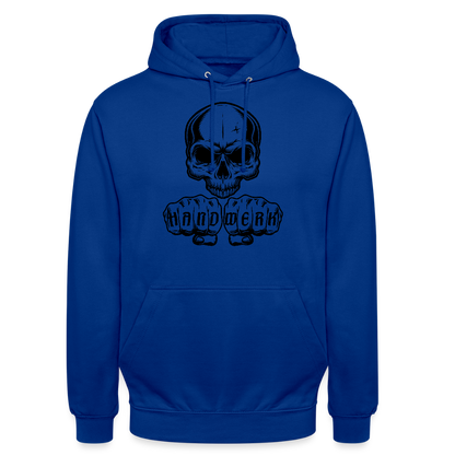 Unisex Hoodie "Skull-Handwerk" Royalblau Unisex Hoodie