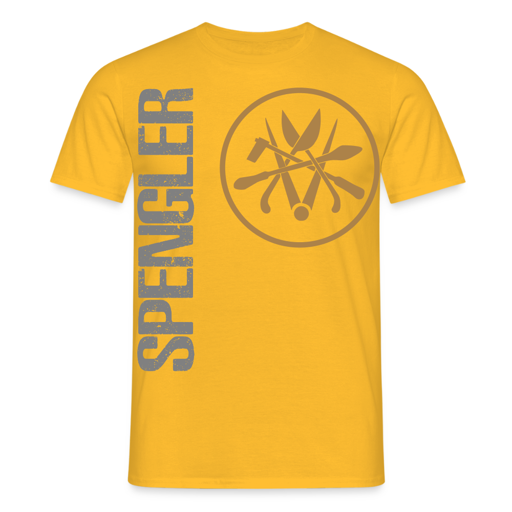 Unisex T-Shirt "Spengler" Gelb Männer T-Shirt