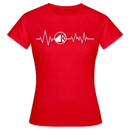 Frauen T-Shirt "Raumausstatter" Rot Frauen T-Shirt
