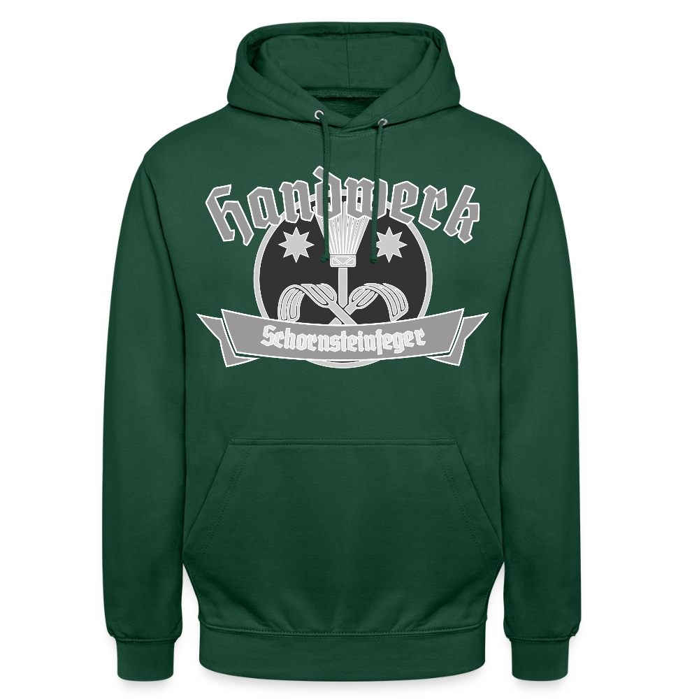 Unisex Hoodie "Schornsteinfeger" Flaschengrün Unisex Hoodie
