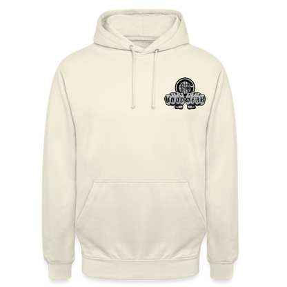 Unisex  Hoodie "Gerüstbauer" beidseitig bedruckt - Vanille-Milchshake