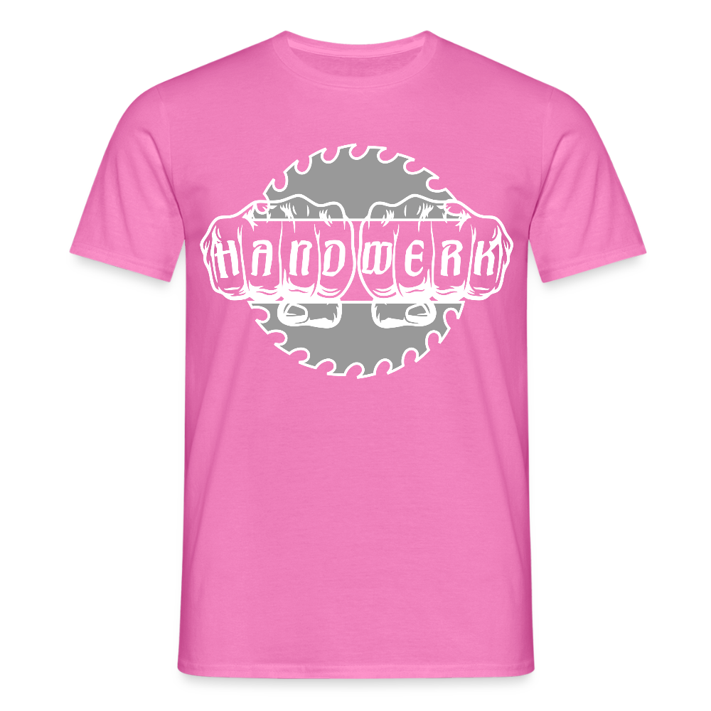 Unisex T-Shirt "Handwerk-SB" Pink Männer T-Shirt