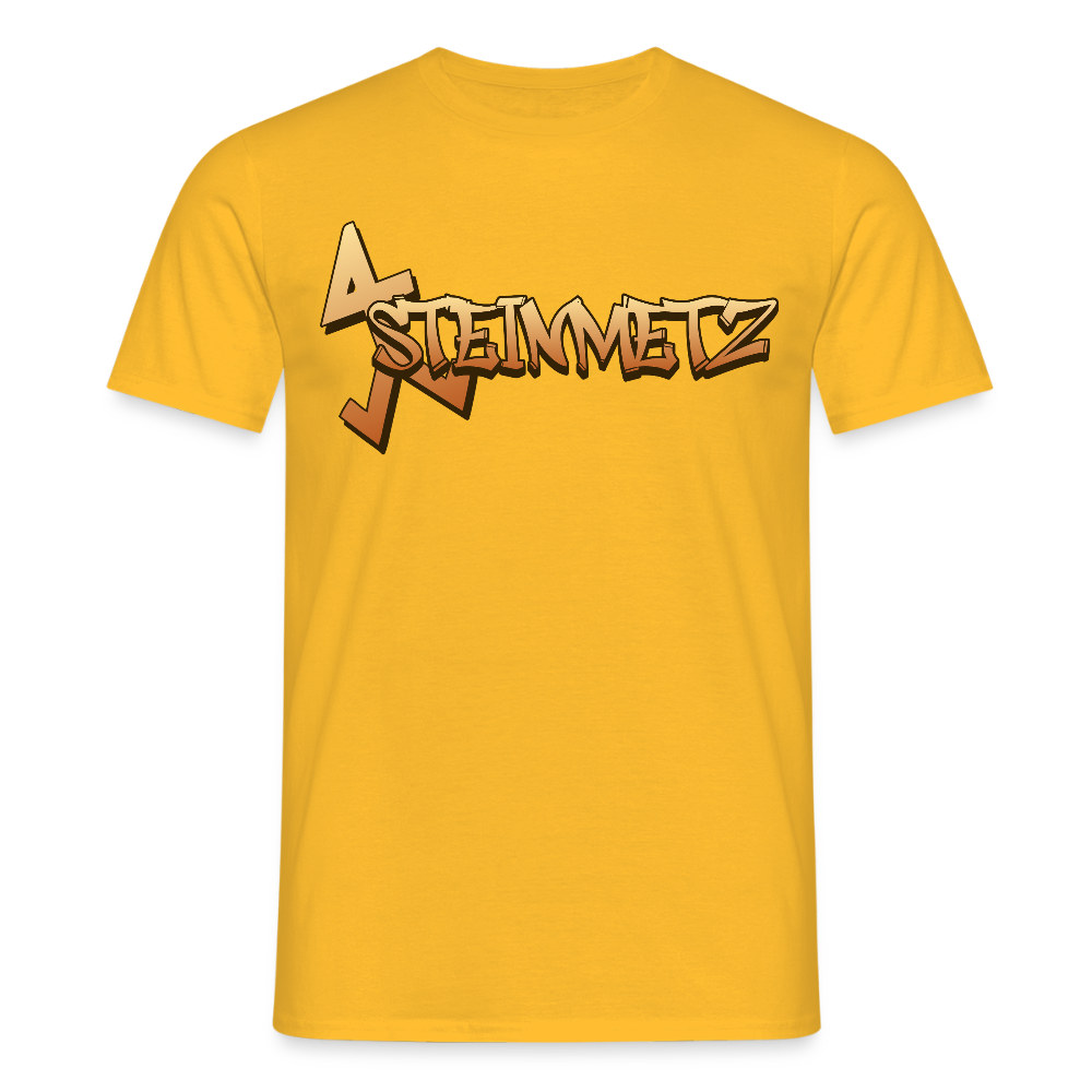 Unisex T-Shirt "Steinmetz" Gelb Männer T-Shirt