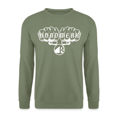 Unisex Pullover "Raumausstatter" Armeegrün Unisex Pullover