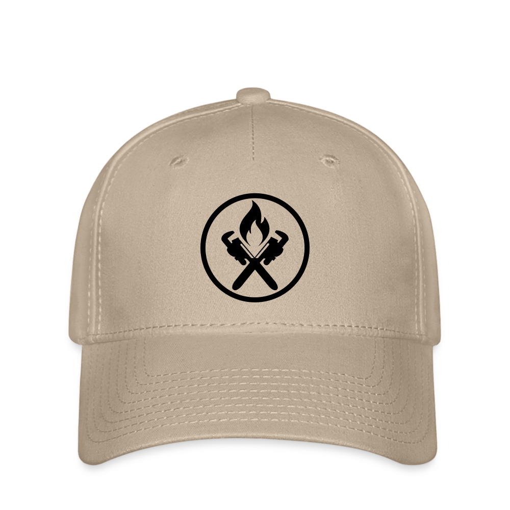 Flexfit Cap "Heizungsbauer" Khaki Flexfit Cap