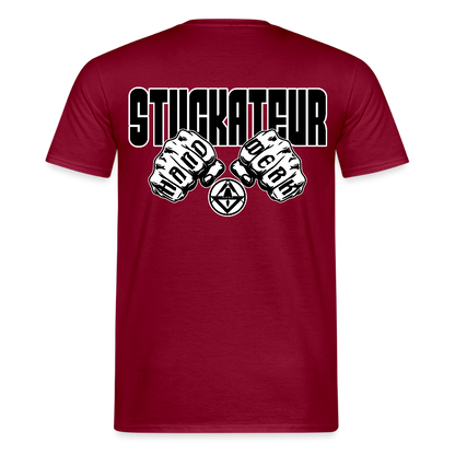 Unisex T-Shirt "Stuckateur" Ziegelrot Männer T-Shirt
