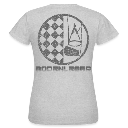 Frauen T-Shirt "Bodenleger" Grau meliert Frauen T-Shirt