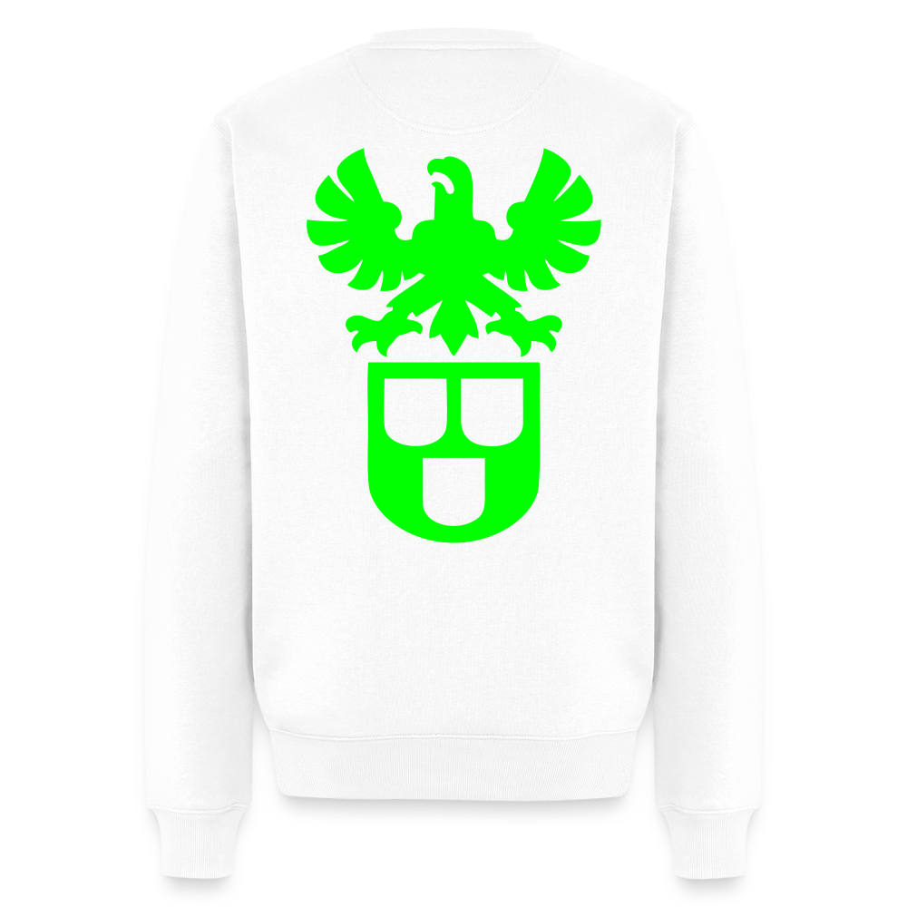 Unisex Premium Pullover "Maler+Lackierer" neongrün Weiß Männer Premium Pullover