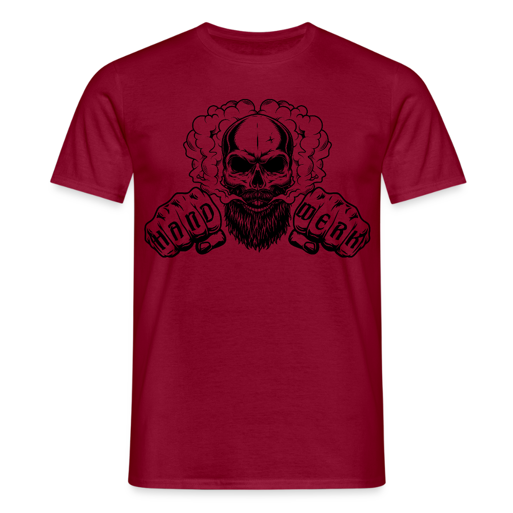 Unisex T-Shirt "Blackbeard-Handwerk" Ziegelrot Männer T-Shirt