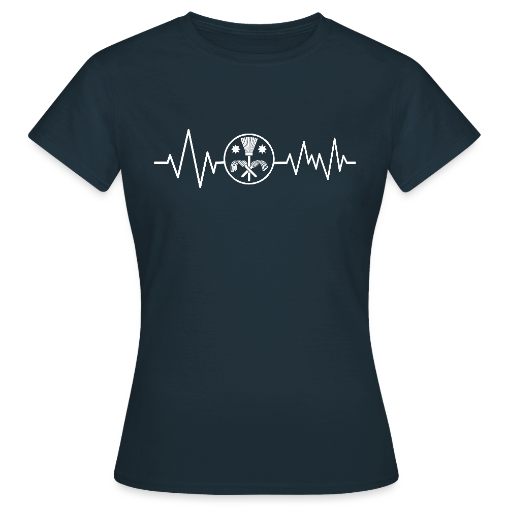 Frauen T-Shirt "Schornsteinfeger" Navy Frauen T-Shirt