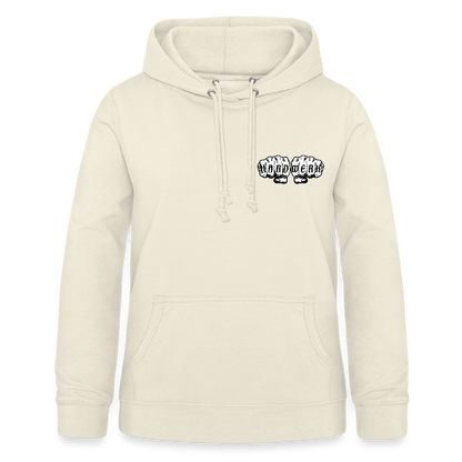 Frauen Hoodie "Heizungsbauerin" (beidseitig beruckt) - Vanille-Milchshake