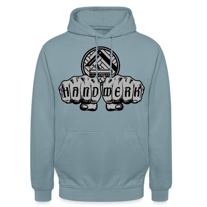 Unisex Hoodie "Parkettleger" Nebelblau Unisex Hoodie