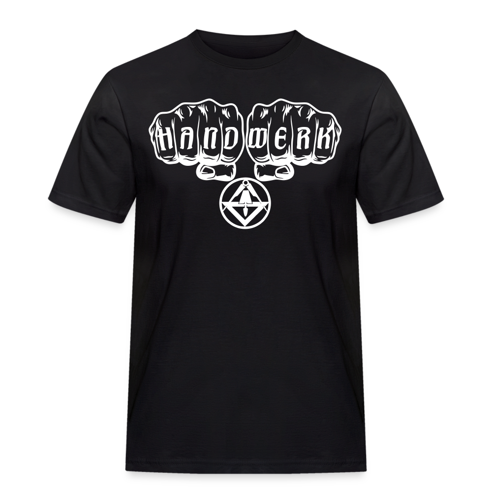 Männer Workwear T-Shirt "Stuckateur" - Schwarz