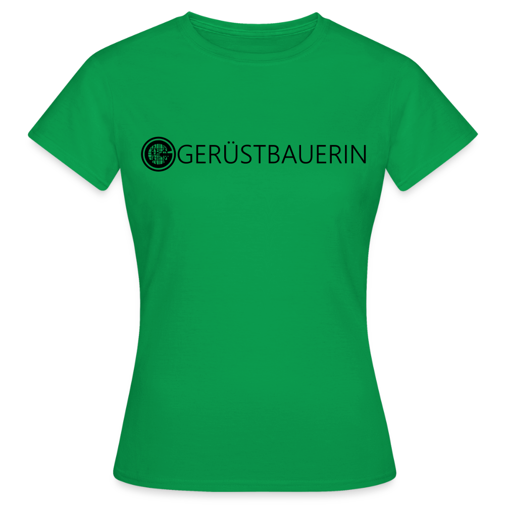 Frauen T-Shirt "Gerüstbauerin" - Kelly Green